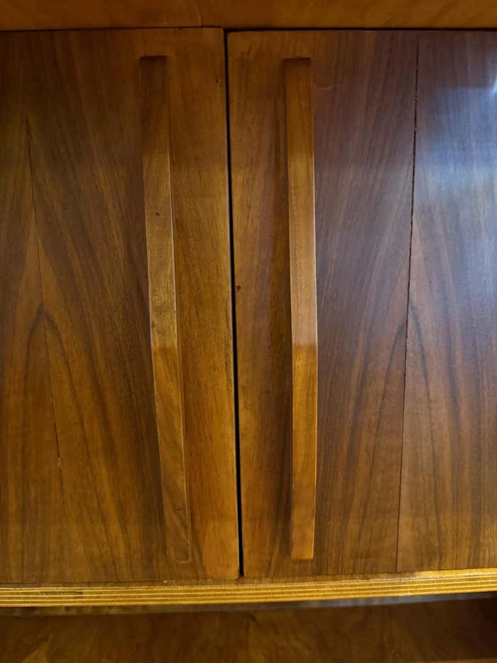 Mid-century Walnut Bookcase in the Dyrlund Style