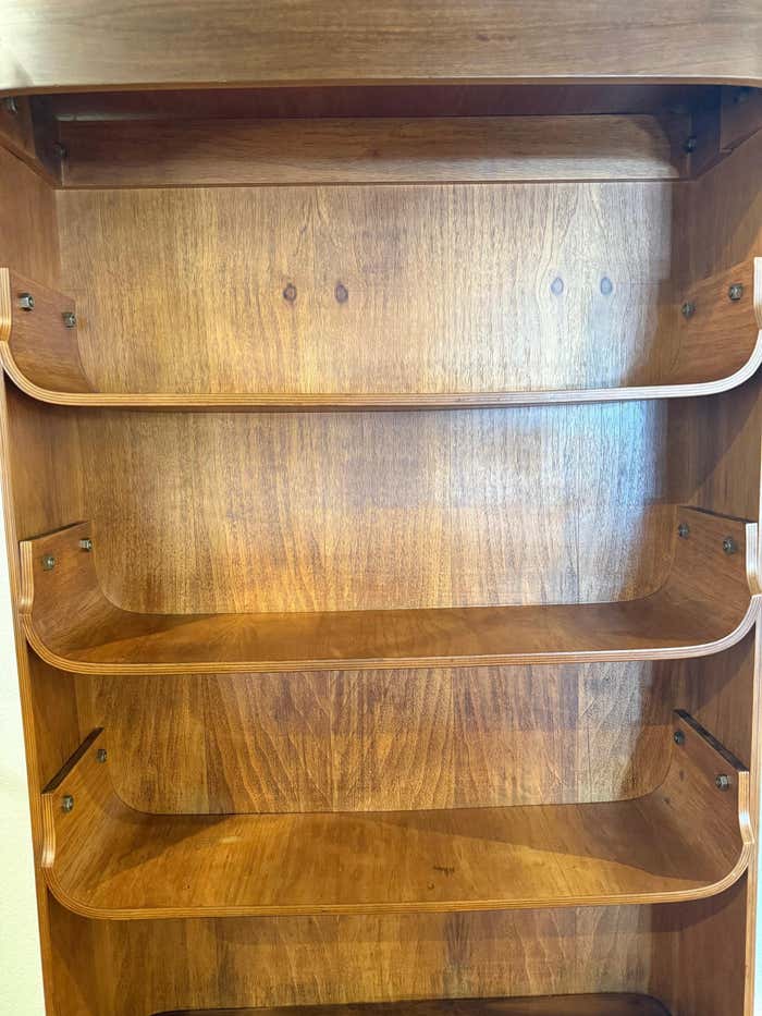 Mid-century Walnut Bookcase in the Dyrlund Style