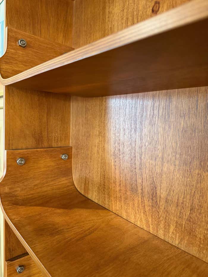 Mid-century Walnut Bookcase in the Dyrlund Style