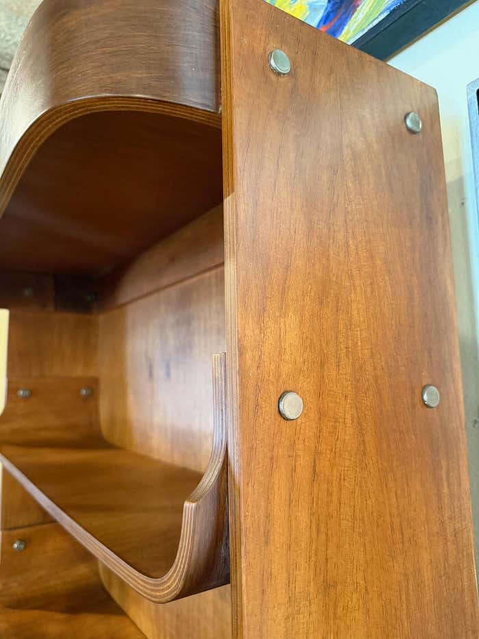 Mid-century Walnut Bookcase in the Dyrlund Style