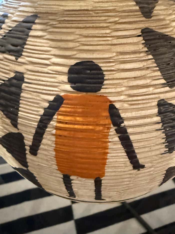 Hand-Painted Bertel House Ceramic Vase – Made in Italy