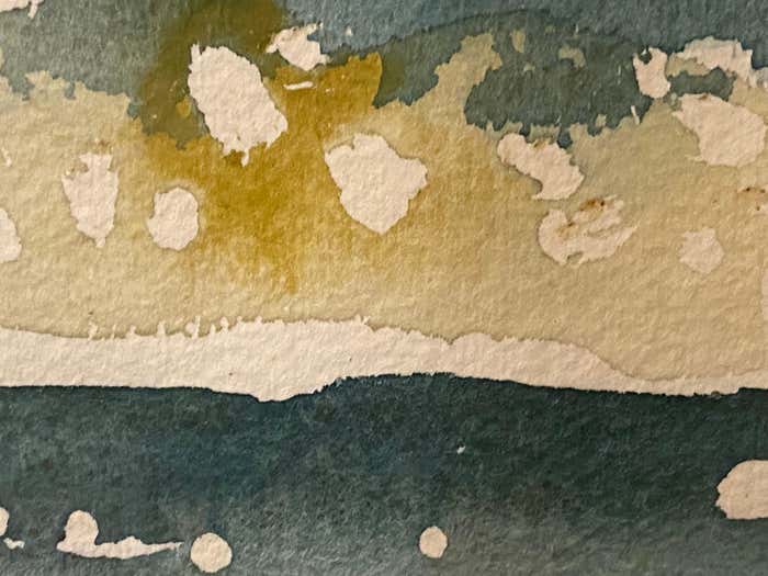 Sandpippers by the Shore, Watercolor by Ruth Norland Cline