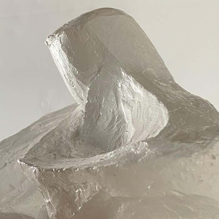 "Movement" White Composite Material by Joan Carl Strauss