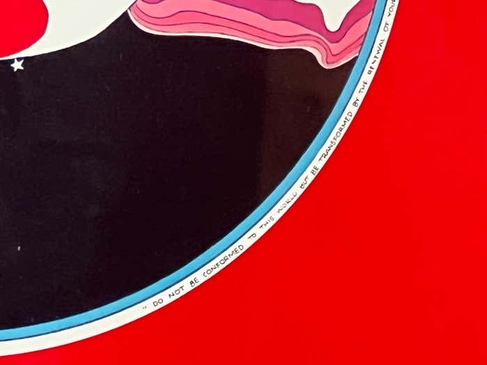 Matryoshka Portrait on a Red Background Lithograph by John Luke Eastman