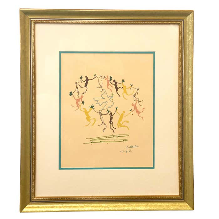 "The Youth Circle" Lithograph by Pablo Picasso