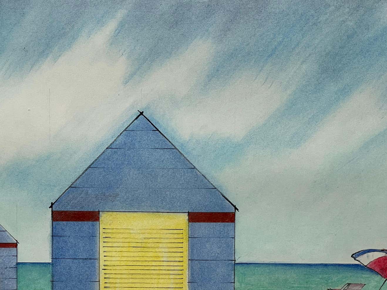 "Almost There" Beachscape by Stuart Ball