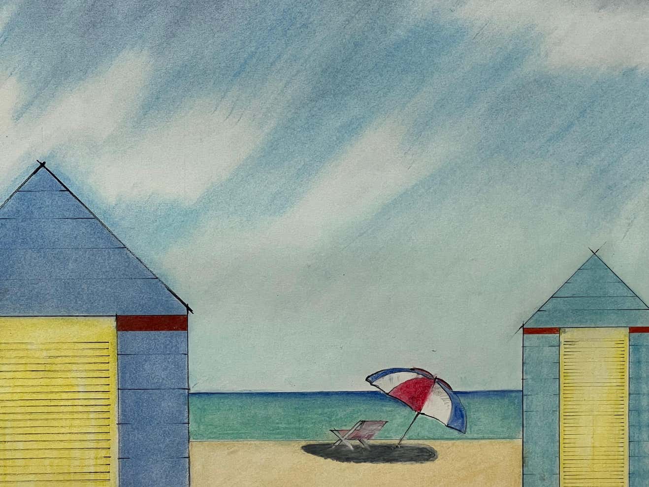 "Almost There" Beachscape by Stuart Ball