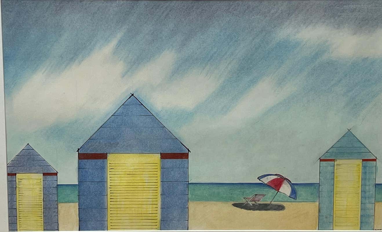 "Almost There" Beachscape by Stuart Ball