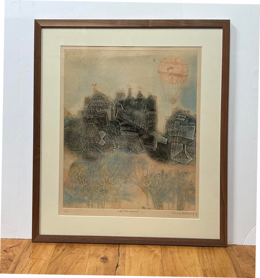 "Ciel Transparent" Etching by Shoichi Hasegawa 1970s