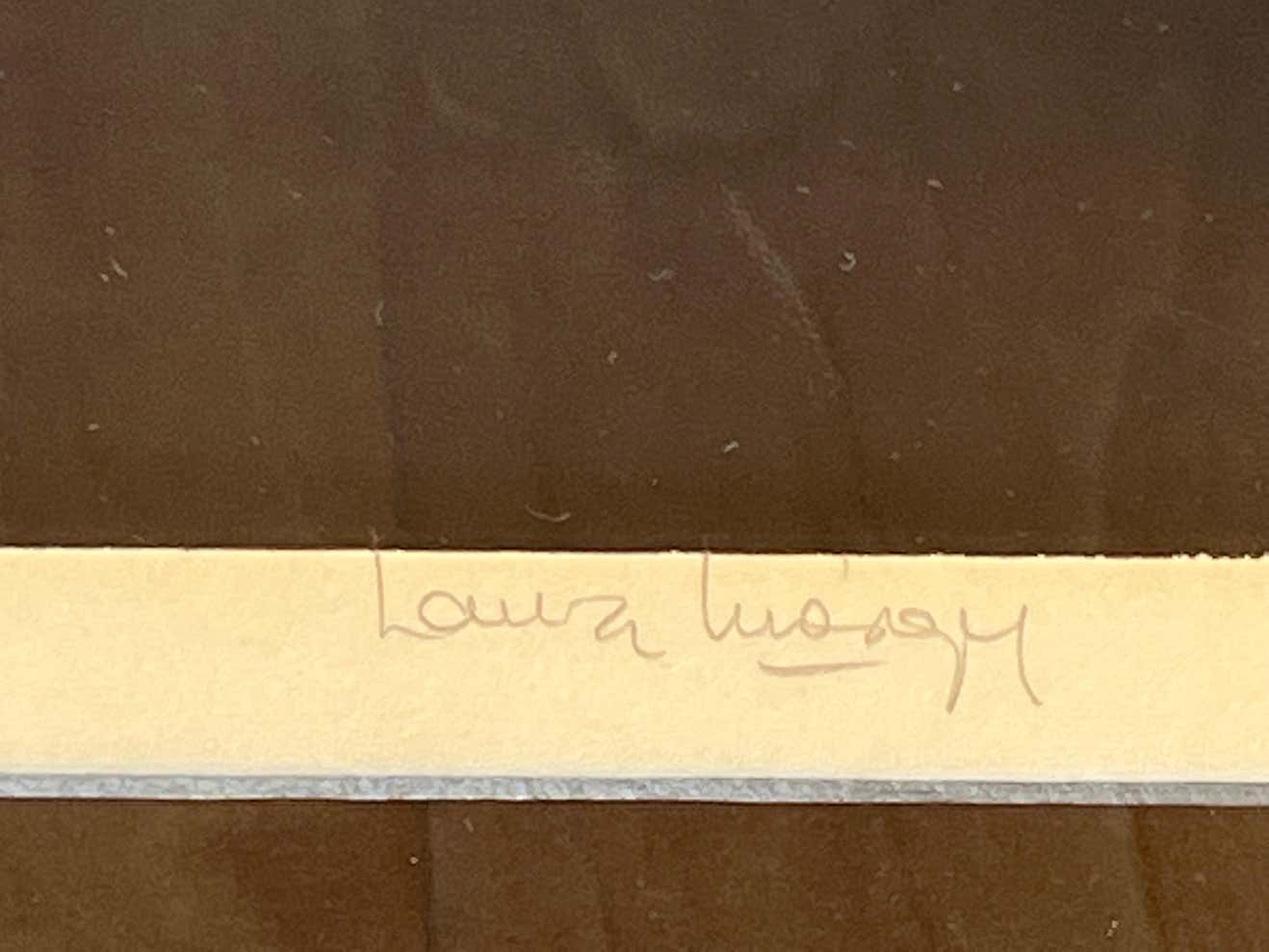 "Crash" Blue and Red Constructivist Lithograph