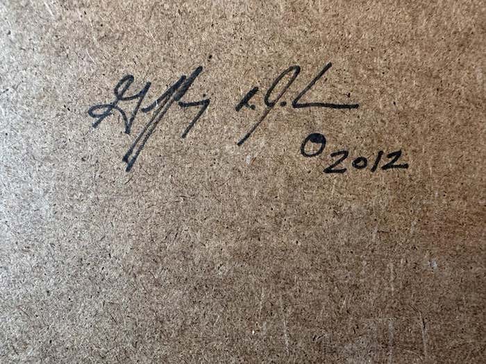 "Dining Room " Monochromatic Interior Scene in Sepia Tones by Geoffrey Johnson