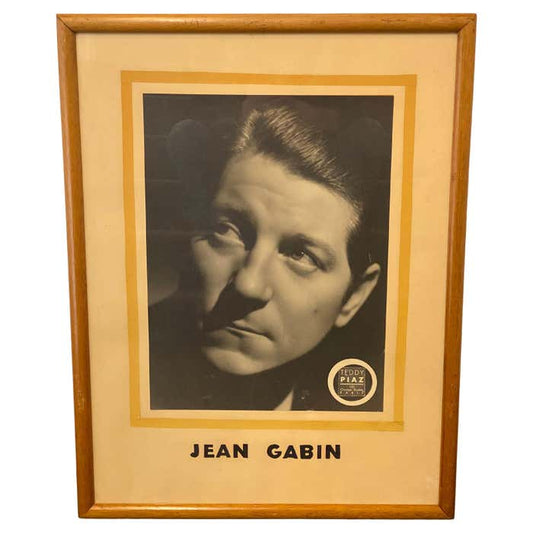Vintage Photograph of Jean Gabin on Silver Paper by Teddy Piaz's