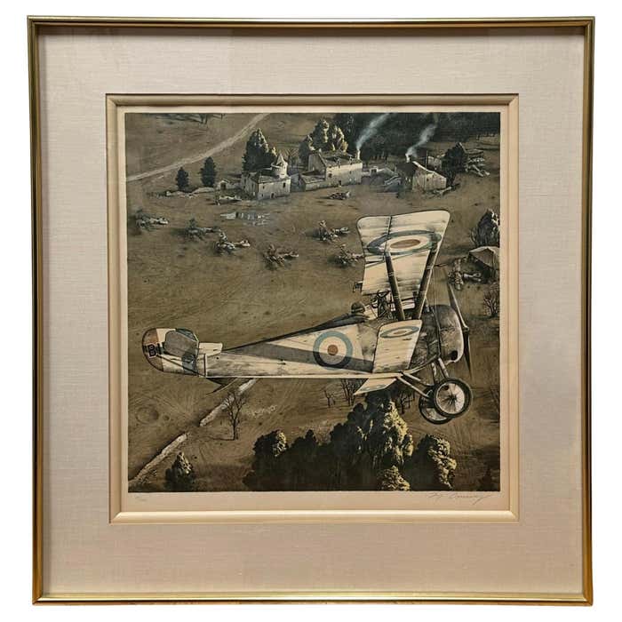 Air Warfare in World War 1 Lithograph