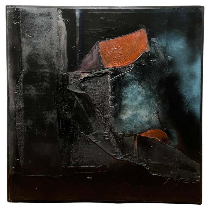 Mixed-Media Painting by Unknown Artist