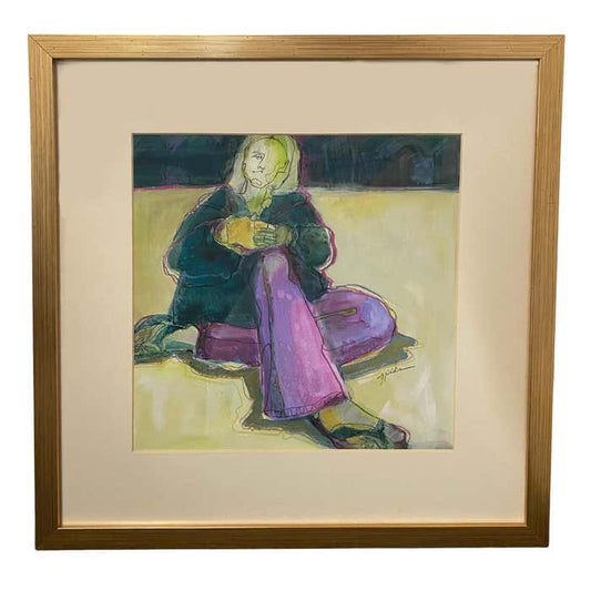 Portrait Watercolor by Judy Pike