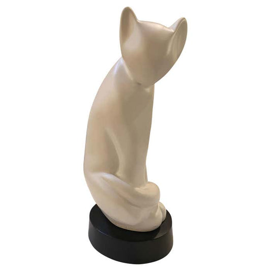 "The Essence of Yin" Mid Century Cat Sculpture by Li Yin