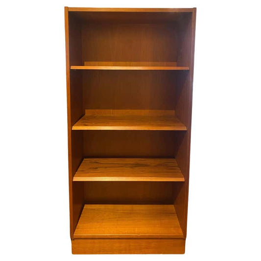 Mid-Century Blond Walnut Bookcase