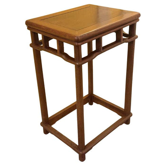 Baker Mid-Century Walnut Accent Side Table