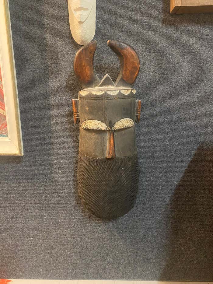 African Tricolor Wall Mask