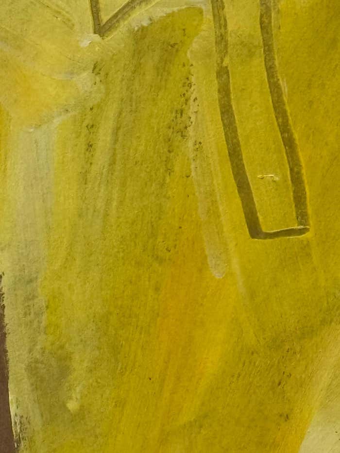 "Yellow Shirt" Pop-Art Watercolor by Donald Robertson/ Drawbertson