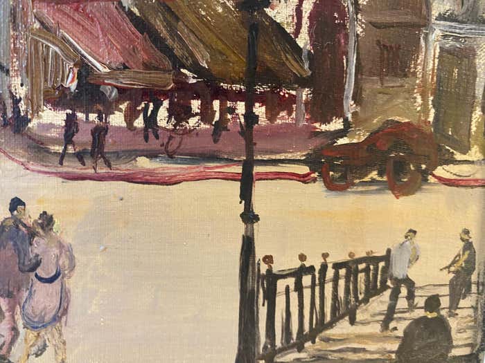 "Parigi" Post-impressionist Landscape of Paris by Mario Cortellia