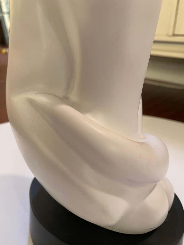 "The Essence of Yin" Mid Century Cat Sculpture by Li Yin