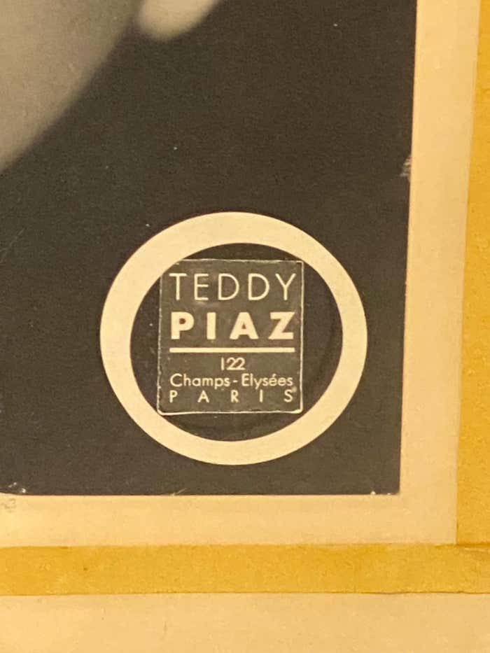 Vintage Photograph of Jean Gabin on Silver Paper by Teddy Piaz's
