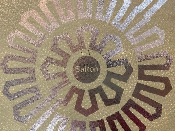 Mid-Century Salton Hotable Automatic Food Warmer Rolling Bar Cart