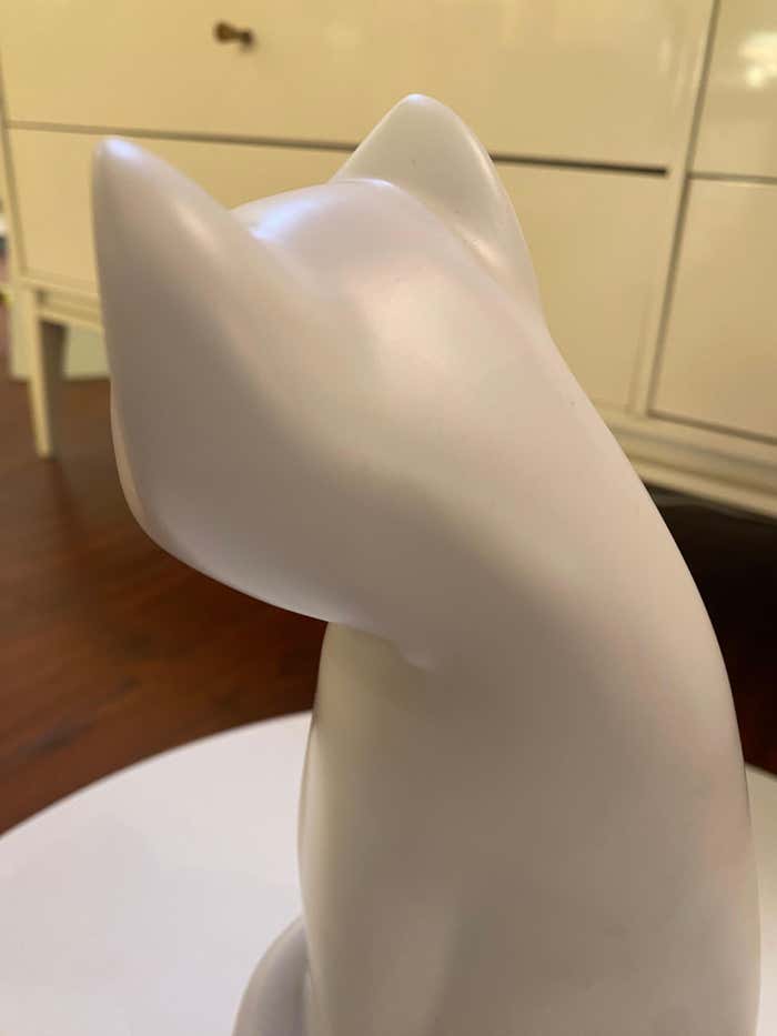 "The Essence of Yin" Mid Century Cat Sculpture by Li Yin