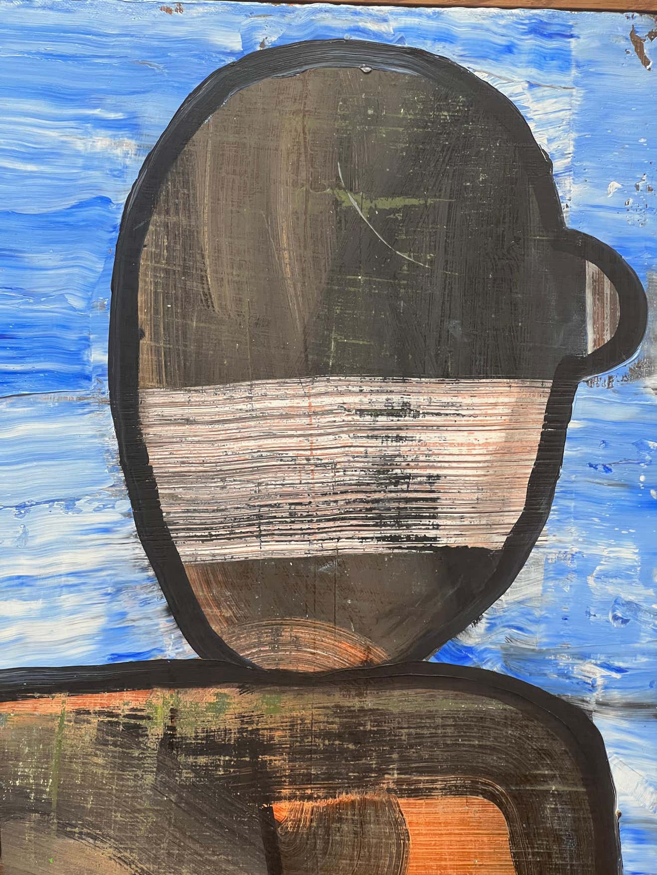 "Irak" Oil Painting on Board by Doug Edge