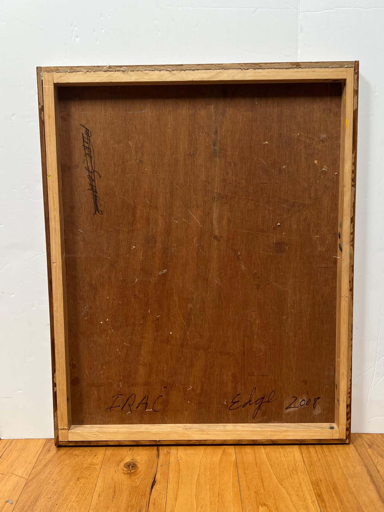 "Irak" Oil Painting on Board by Doug Edge