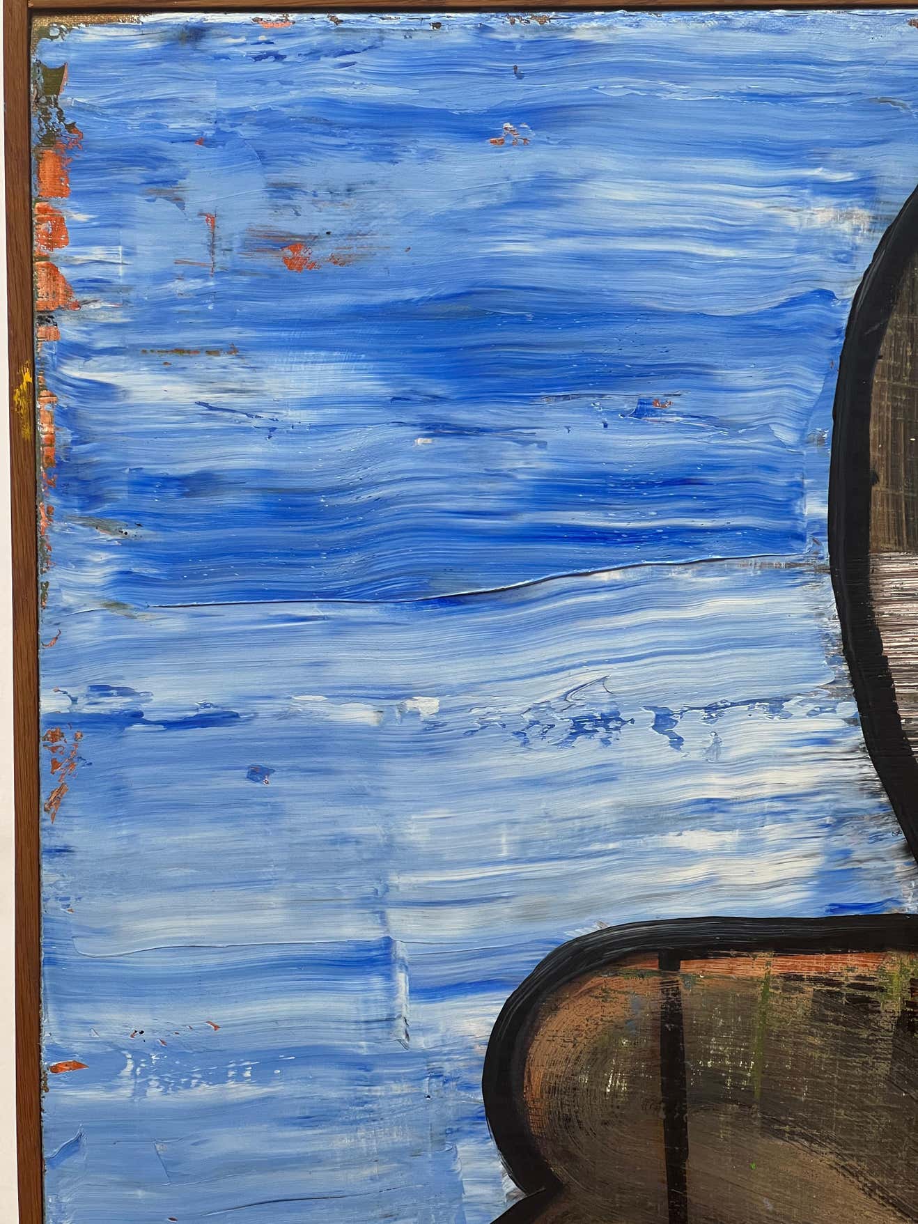 "Irak" Oil Painting on Board by Doug Edge