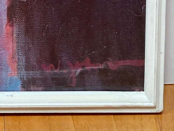 "My Two Windows" Oil Painting on Canvas by Wesley Johnson