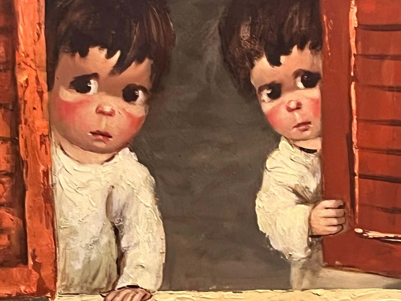 "Naughty Children" on Canvas by Harold Stephenson, Aka Abruzzi