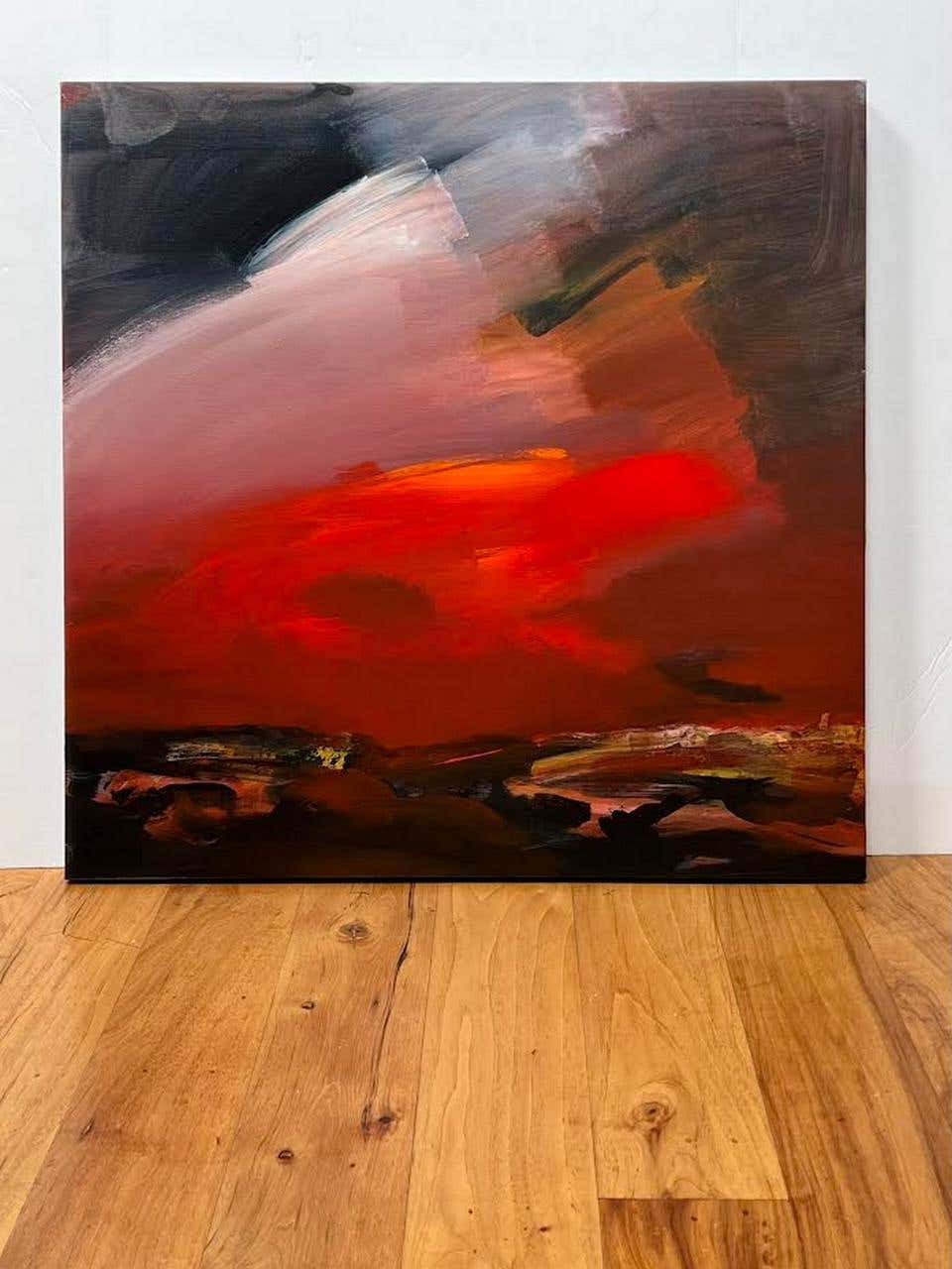 "Yellow Sky" Oil on Canvas by Jerome Gastaldi #2