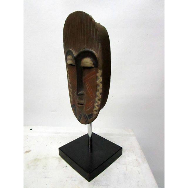 African Mask on Black Base