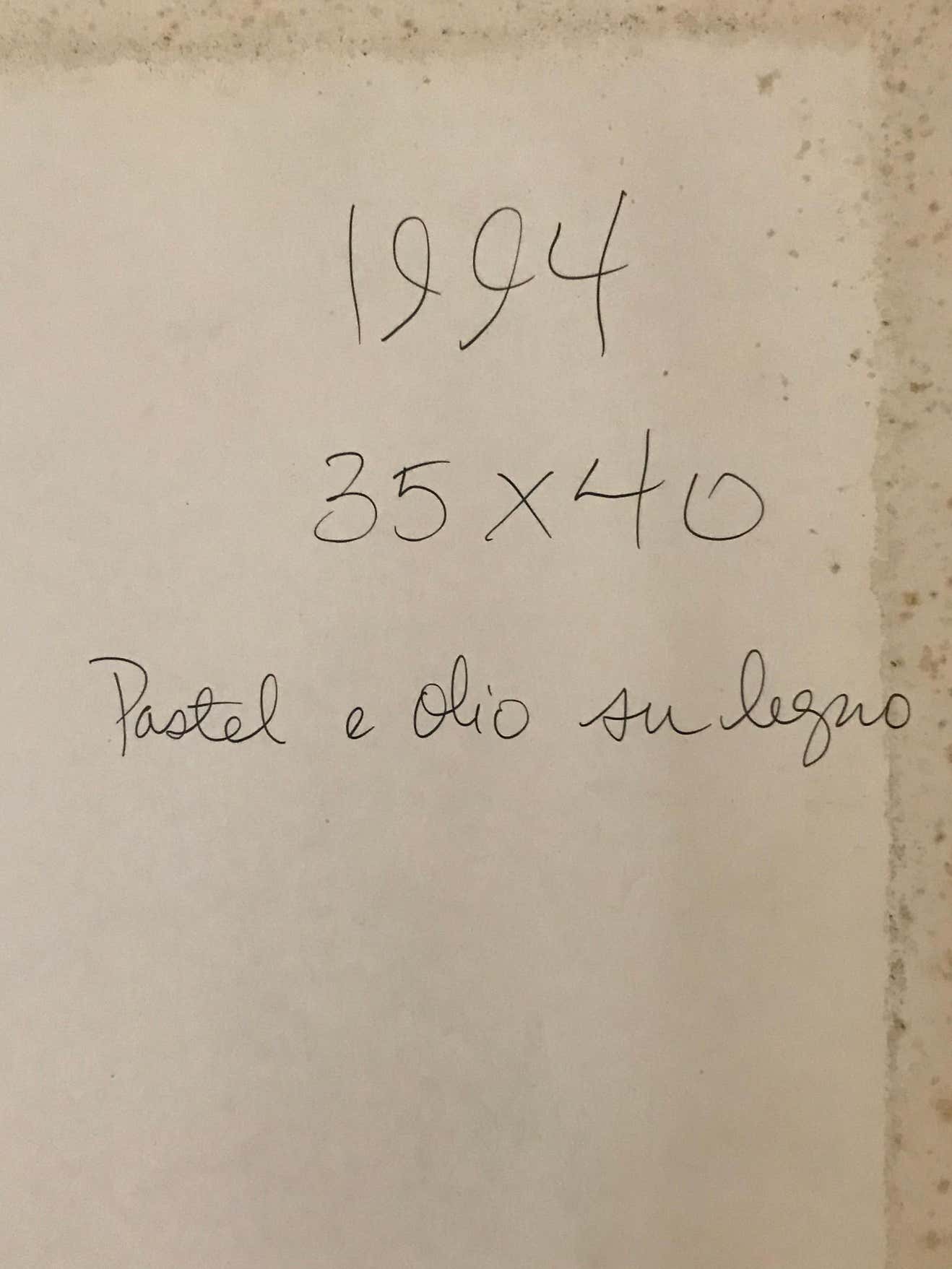 Oil and Pastel Crying Character #3 by Jim Kras
