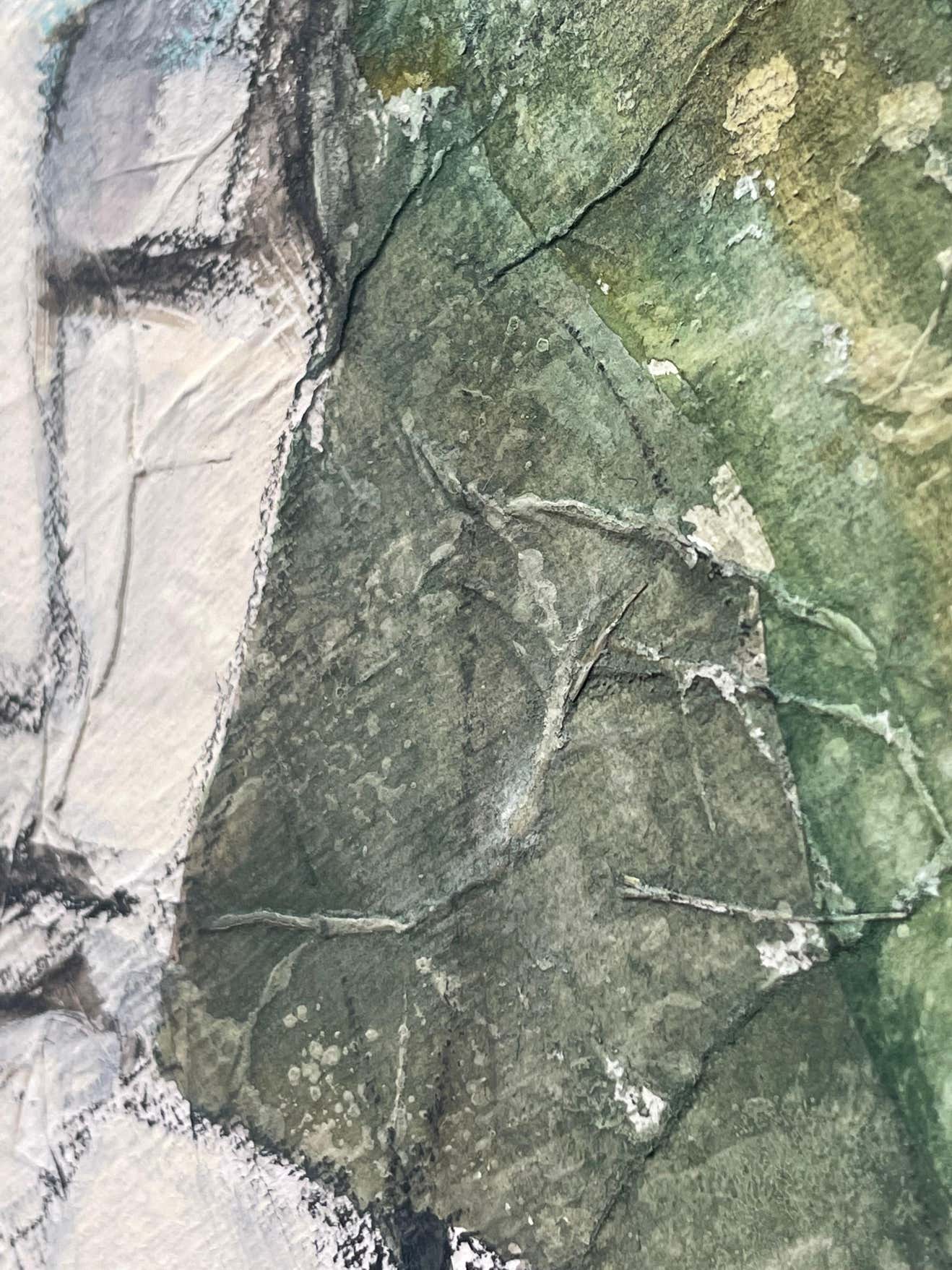 Mixed Media Impressionist Portrait #1 by Judy Pike