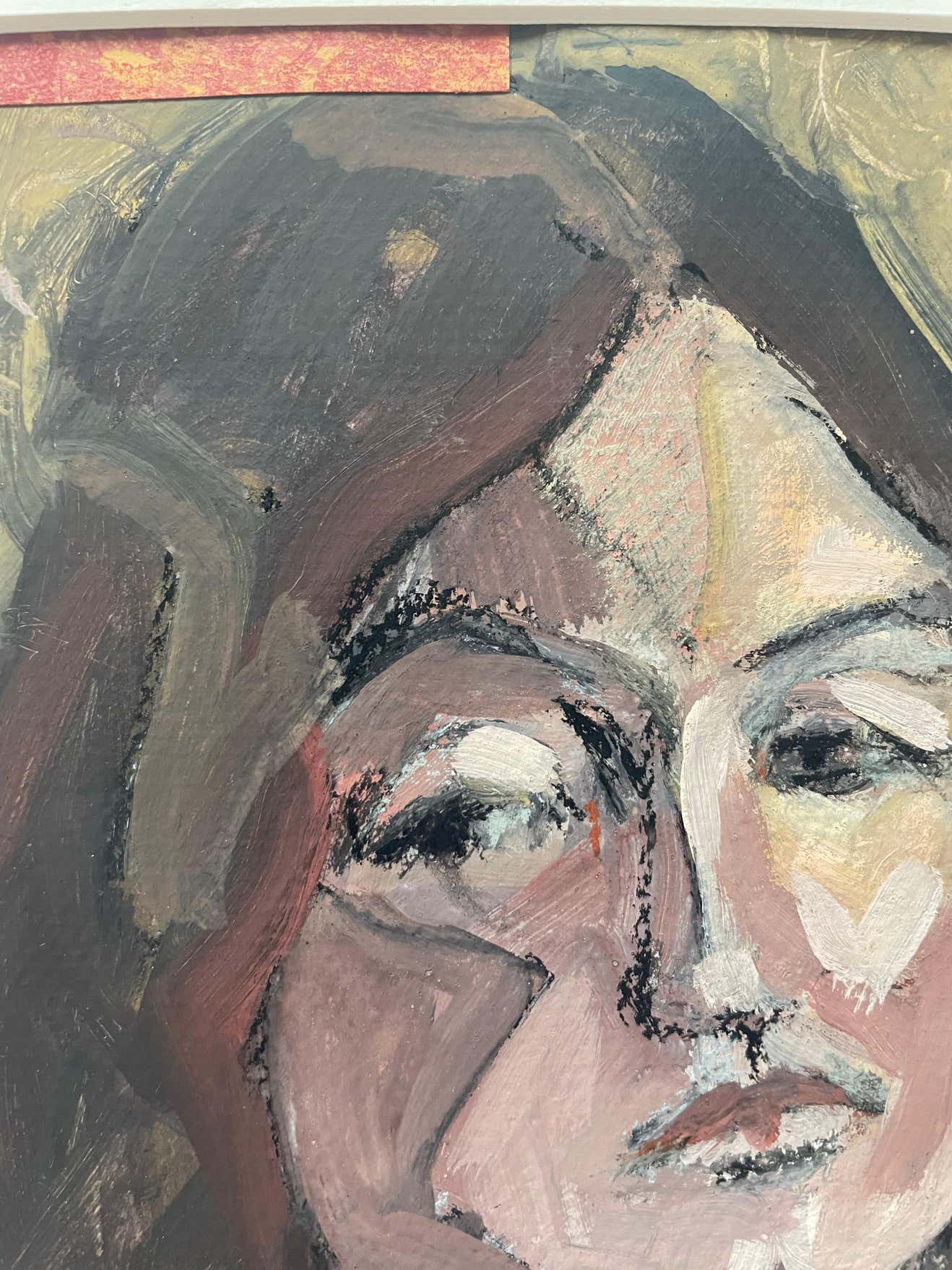 Mixed Media Impressionist Portrait #2 by Judy Pike