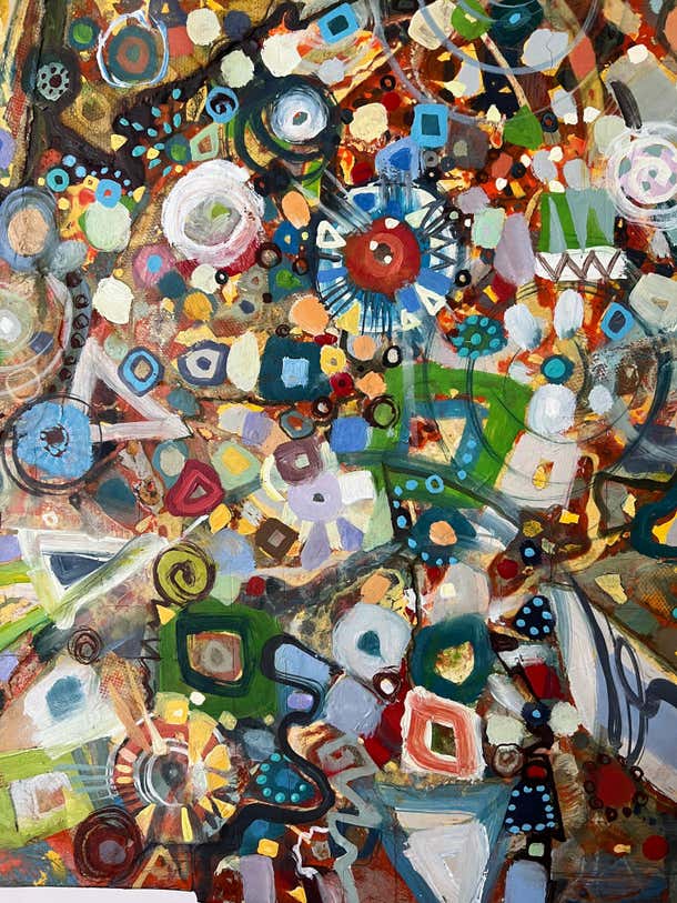 Wesley Johnson Unusual Oil Painting
