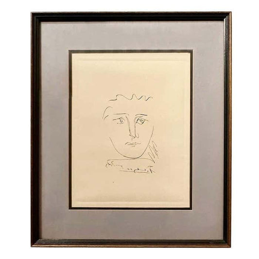 "Pour Roby" Etching by Pablo Picasso