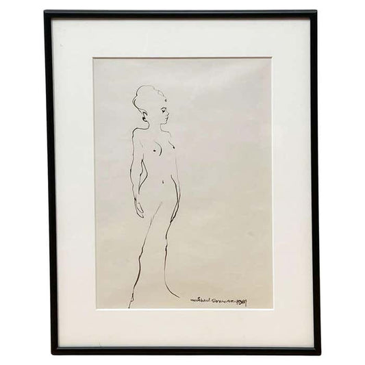 Minimalist nude by Michael Dormer