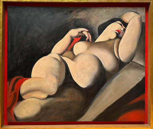Nude of Voluptuous Woman after Tamara de Lempika