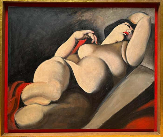Nude of Voluptuous Woman after Tamara de Lempika