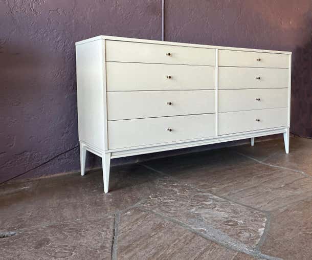 White Lacquered Paul McCobb Dresser
