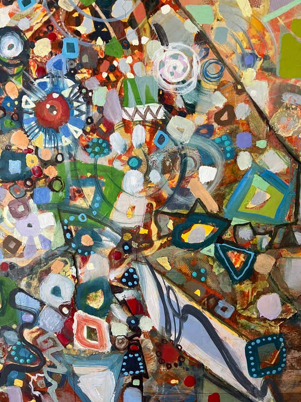Wesley Johnson Unusual Oil Painting