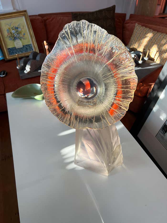 Lucite Flower by Herb Elsky- 1983