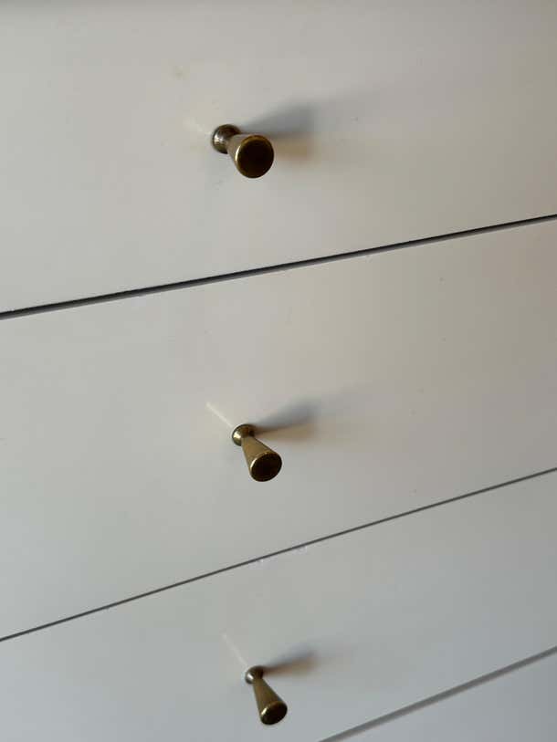 White Lacquered Paul McCobb Dresser