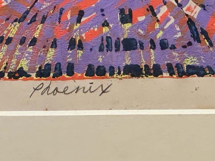 "Phoenix" Lithograph by Richard Proctor