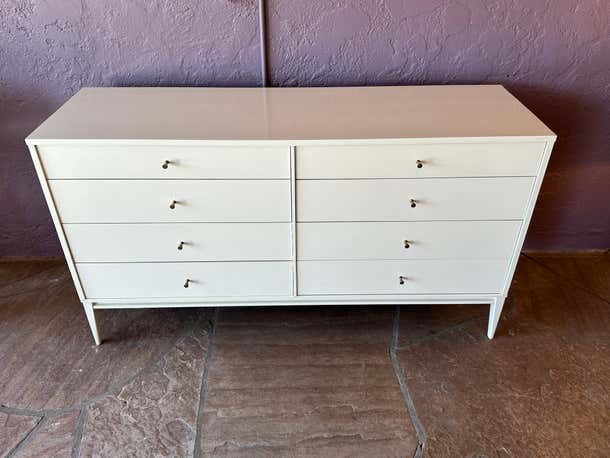 White Lacquered Paul McCobb Dresser